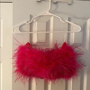 Altar'd State Pink Feather Top